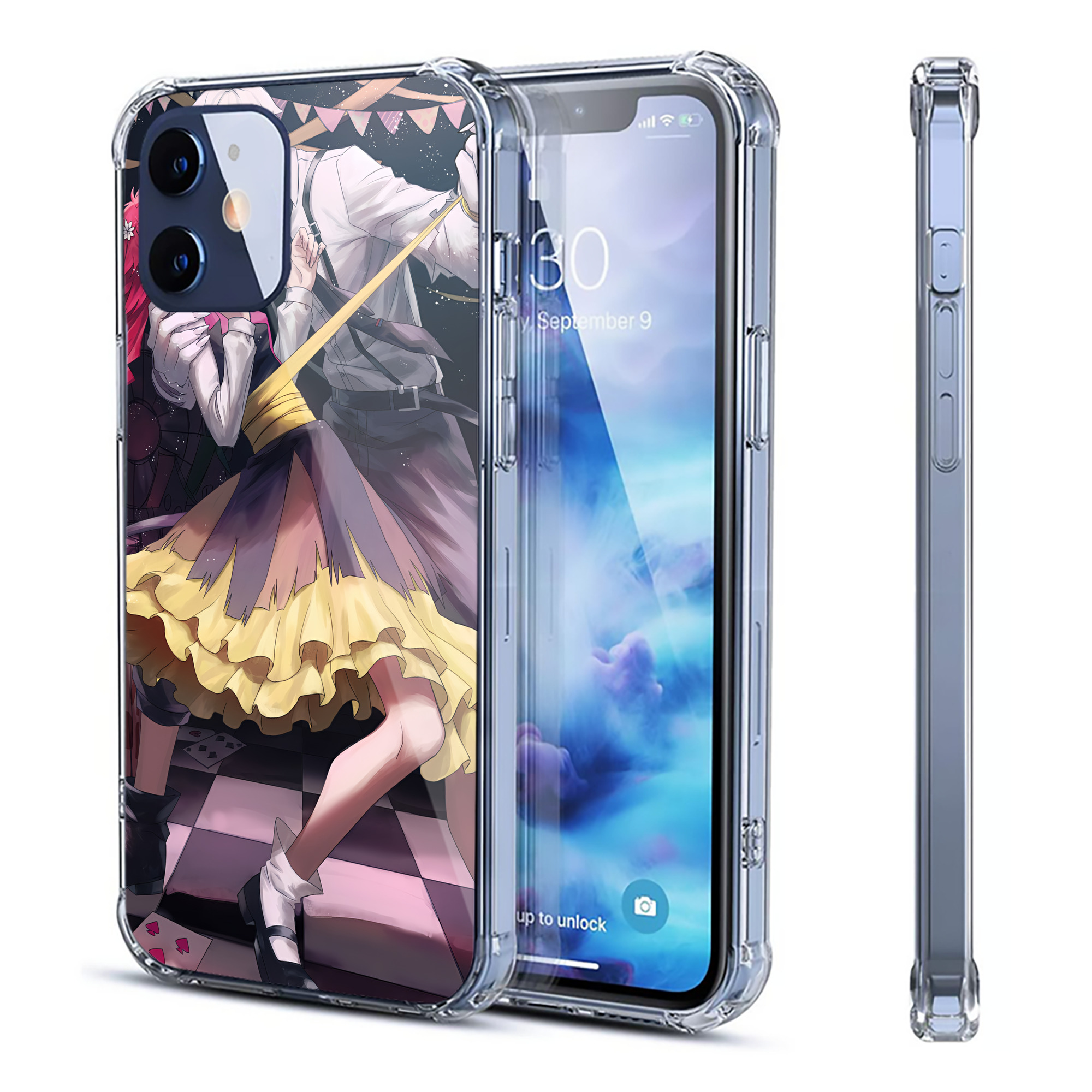 （画像用） 文豪ストレイドッグス Bungo Stray Dogs 【iPhone 12シリーズ対応】透明スマホケース（クリアソフトケース）